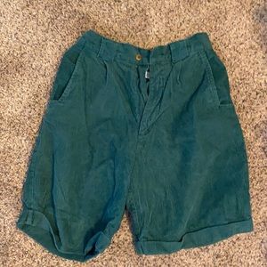Vintage green shorts